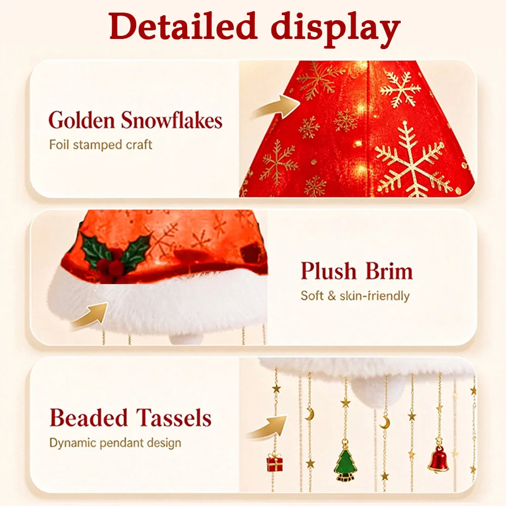 LED Santa Hat Hanging Light