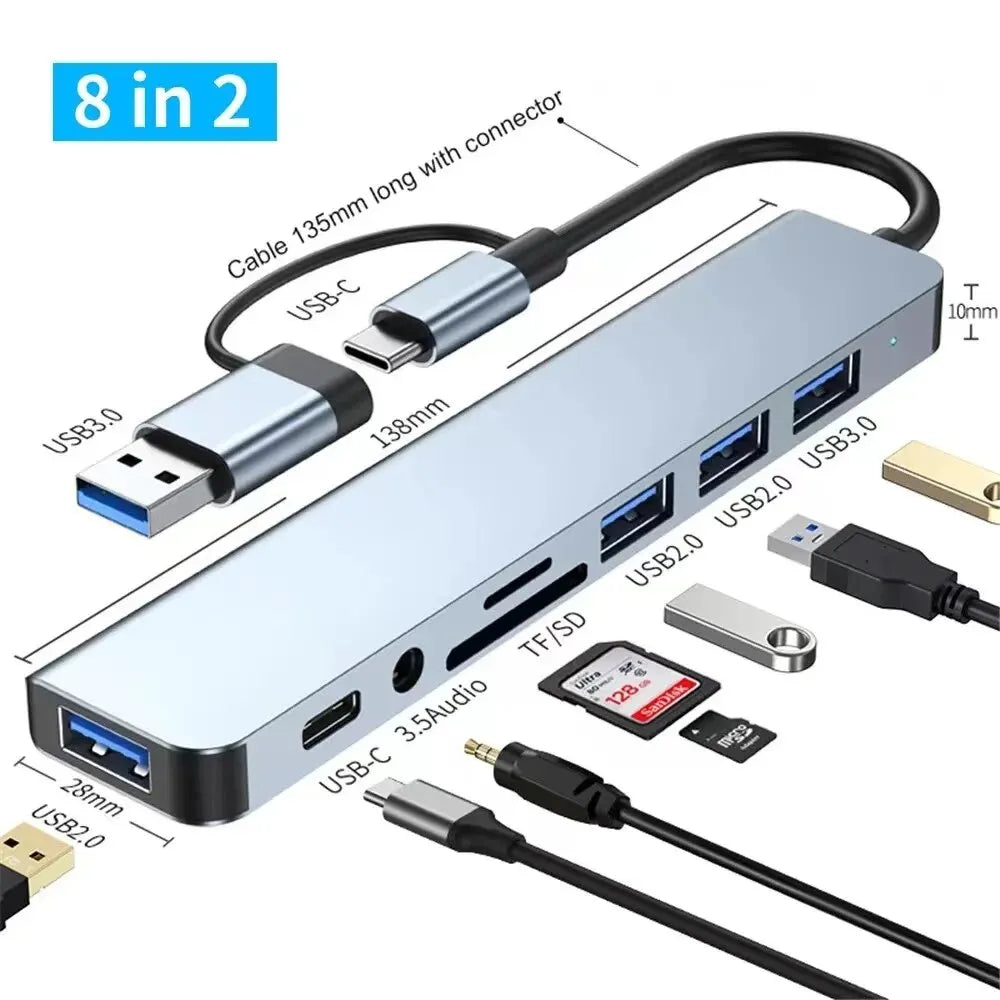 8-in-1 USB Hub