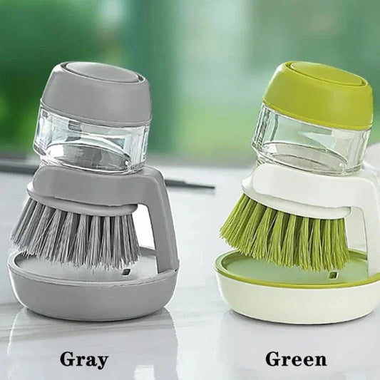Soap Dispensing Dish Brush – Press & Clean
